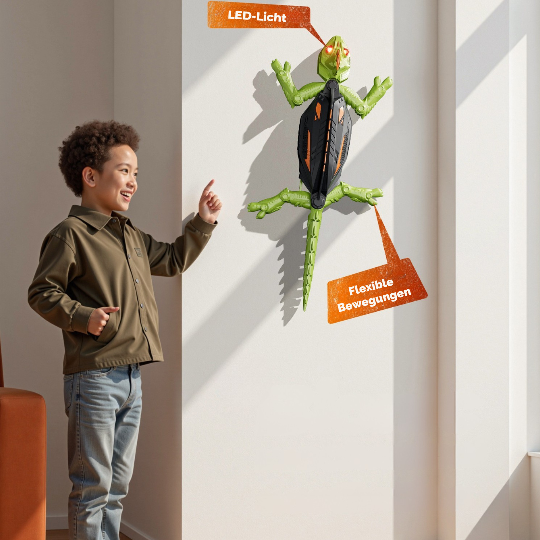 Wandkriechender Gecko/Kakerlake